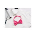 thumbnail image 5 of INSPIRE CHIC Accessoires de Nœud Papillon pour Homme Sangle Ajustable Formel Uni Smoking Pré-Noué Rouge Rose, 5 of 5