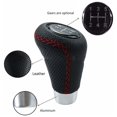 thumbnail image 3 of Car Gear Shift Knob 5 Speed Auto Manual Gear Lever Shifter Knob PU Leather, 3 of 12