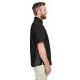 thumbnail image 3 of Harriton Chemise à Manches Courtes Colorblock pour Hommes M586, 3 of 3