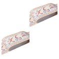 thumbnail image 3 of Decodeary Wood Marbling SelfAdhesive Skirting Line Exquisite Workmanship And Retro Fashion PVC Waterproof Waist Line For Wall PVC Beige vine flower 2Set, 3 of 6
