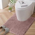 thumbnail image 4 of Toilet Rugs U Shaped Washable,Toilet Floor Mats U Shape,Thin Toilet Rugs Non Slip Absorbent Quick Dry Low Pile Toilet Mat,Microfiber Bathroom Rugs,Shaggy Bath Mat,Contour Bathroom Mats Toilet Base, 4 of 9