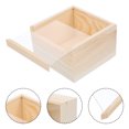 thumbnail image 3 of SHISUYAN Rectangular Wooden Treasure Chest For Home Use Living Room 1Pcs 5.9X3.1In, 3 of 8