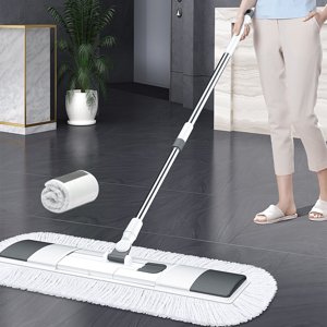 Antqov Floor Cleaning Mop- Wall Washing Mop with Mop 1pcs Pads-Easy To Clean Laminate Floor Mops for Laminate Floor-Wall-- Hardwood and Ceramic Tile, Home Accessories