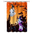 thumbnail image 4 of Shower Curtain Waterproof Quick Drying Decorative Fashionable Bathroom Bathing Curtain Halloween Decor Daily Use, 4 of 7