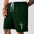 thumbnail image 2 of Diufon Men's Athletic Shorts Drawstring Waisted Outdoor Sport Shorts Spring Summer Hiking Shorts with Pockets, 2 of 4