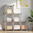 thumbnail image 1 of 6 Cubes de Rangement en Plastique, Organisateur Modulaire, pour Armoire de Rangement de Vêtements, Blanc, 1 of 5
