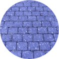 thumbnail image 1 of Ahgly Company Machine Washable Indoor Round Transitional Sky Blue Area Rugs, 4' Round, 1 of 7