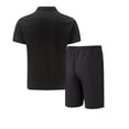 thumbnail image 5 of NTACZA Shirt And Shorts Set Mens Short Sleeve Tracksuits Quarter Zip Athletic Men's Sweatsuits S, 5 of 5