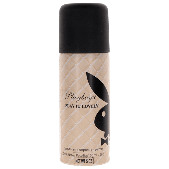 Play it Lovely By Playboy For Women Body Deodorant Spray 5oz NEW 150ml