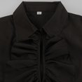 thumbnail image 4 of MYG Chemisier à Col Volanté Steampunk Médiéval Renaissance pour Homme Chemise de Pirate Vampire, 4 of 9