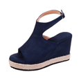 thumbnail image 2 of LSLJS Chaussures Compensées pour Femmes, Sandales Décontractées d'Été pour Dames et Femmes à Semelles Épaisses à Bout Ouvert, 2 of 9