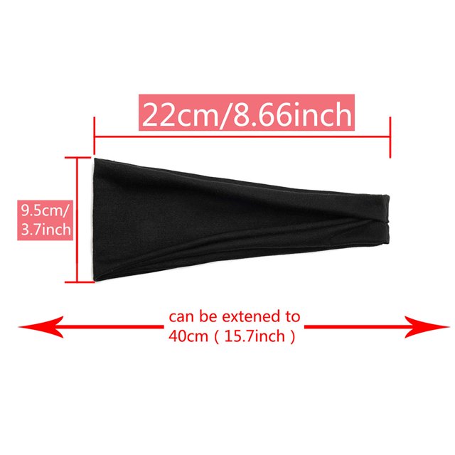 maskred Elastic Hair Bands For High Elasticity And Sweat Absorption 4dark blue 1 1Set