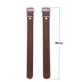 thumbnail image 4 of Children\'s Bicycle Leather Basket Strap With Metal Buckle Adjustable Kids Bike brown, 4 of 8