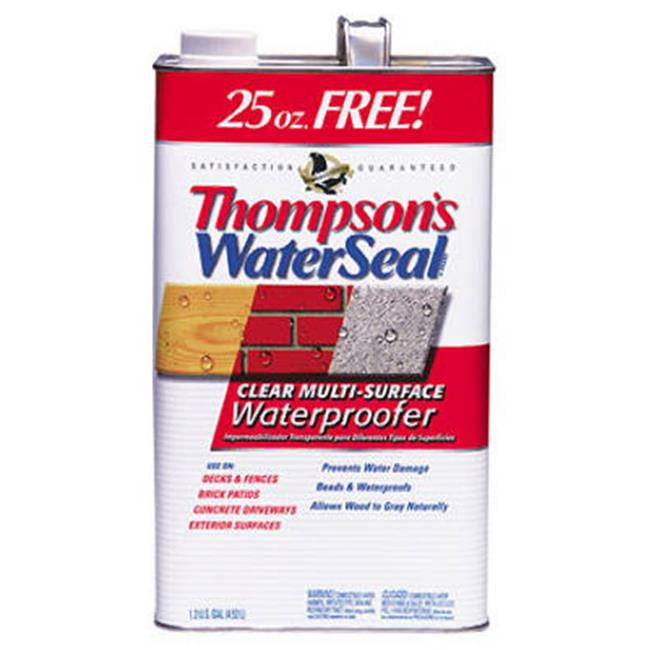 Thompsons Waterseal 24111 1,2 Gallon Joint d'Étanchéité d'Eau Multi-Surfaces - Transparent