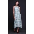 thumbnail image 4 of Bimba Robe de Plage Dos Nu Longue à Col Licou Imprimée Teinture sur Nœuds pour Femmes - Petite, 4 of 6