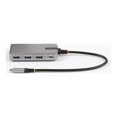 thumbnail image 1 of StarTech.com 4-Port USB-C Hub with USB-C DP Alt Mode Video Output 4K 60Hz, 3x USB-A, 1x USB-C, 100W Power Delivery Pass-Through, USB 3.2 Gen 2 (10Gbps), Portable USB Type-C to USB Type-A/C - 1ft (30cm) Host Cable (HB31C3A1CDPPD3) - Hub - 1 x USB-C + 3 x USB 3.2 Gen 2 - desktop, 1 of 13