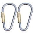 thumbnail image 1 of 2PCS Outdoor Mountaineering Buckle High Strength Hiking D-Ring Carabiner, 1 of 8