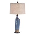 thumbnail image 1 of Bowery Hill Ceramic Blue Table Lamp Round 29.75", 1 of 8