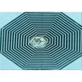 thumbnail image 1 of Ahgly Company Machine Washable Indoor Rectangle Transitional Blue Diamond Blue Area Rugs, 2' x 3', 1 of 7