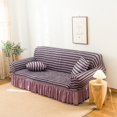 thumbnail image 3 of 2024 1 Piece Sofa Slipcover with Pleated Ruffled Skirt Washable High Stretch Durable Furniture Protector 3 Seater Pine Green, 3 of 12