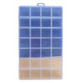 thumbnail image 1 of Clear Plastic Storage Box 28 Grids ABS Transparent Small Item Organizer Box for Jewelry Hair Ties, 1 of 6