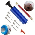 thumbnail image 1 of 10 pcs/set Inflator Ball Pump with 7 Pcs Needles and 1 Pcs Valve Adapter 1 Pcs Air Hose for Sport Football Basketball Volleyball Rugby, 1 of 9
