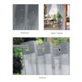 thumbnail image 2 of Mistaha 1 Pce Rideau Moderne Simple Imperméable Couleur Unie Trilon Transparent Perforé anti-UV Tissu de Rideau, 2 of 8