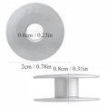 thumbnail image 1 of YLSHRF Sewing Machine Parts 2cm / 0.8in Diameter Pratical 100Pcs Replacement Accessories Bobbin, Aluminium Bobbin, For Industrial Sewing Machine Tarilor, 1 of 1