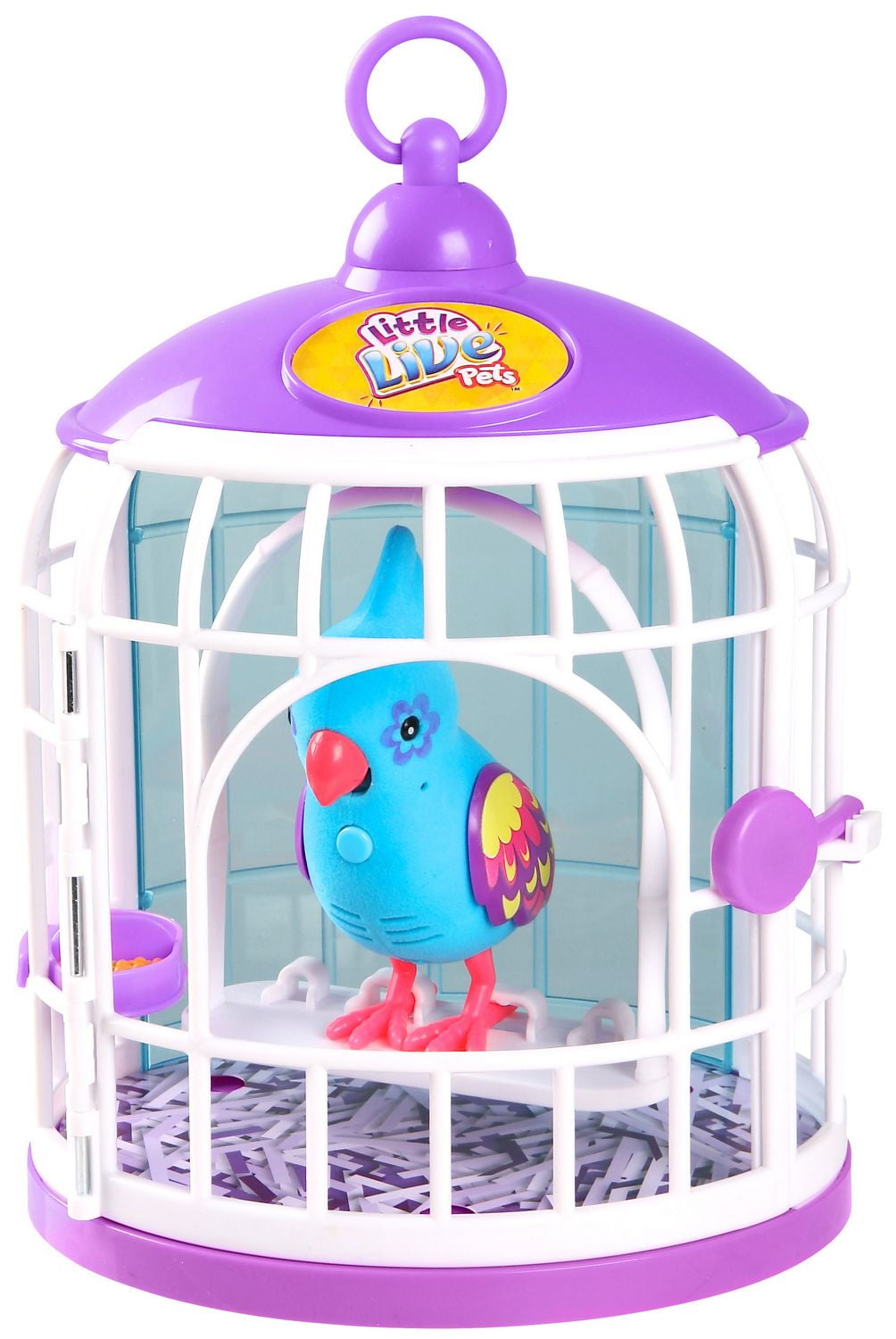 Jouet oiseau Festif Franco et cage de Little Live Pets