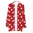 thumbnail image 4 of CEHVOM Woman Fashion Pocket Solid Color Long Sleeves Knit Cardigan Loose Tops Blouse Sweater Clearance, 4 of 6