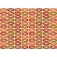 thumbnail image 1 of Ahgly Company Machine Washable Indoor Rectangle Transitional Yellow Orange Area Rugs, 5' x 8', 1 of 7