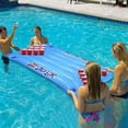 thumbnail image 4 of Matelas Pneumatique Gonflable pour Fête à la Piscine, Radeau Flottant Multifonction, Table de Beer Pong Gonflable pour Plage, Piscine, Camping_Perfect Gift, 4 of 5