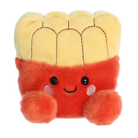 Aurora? Adorable Palm Pals? Frenchy Fries? Stuffed Animal - Pocket-Sized Fun - On-The-Go Play - Yellow 5 Inches
