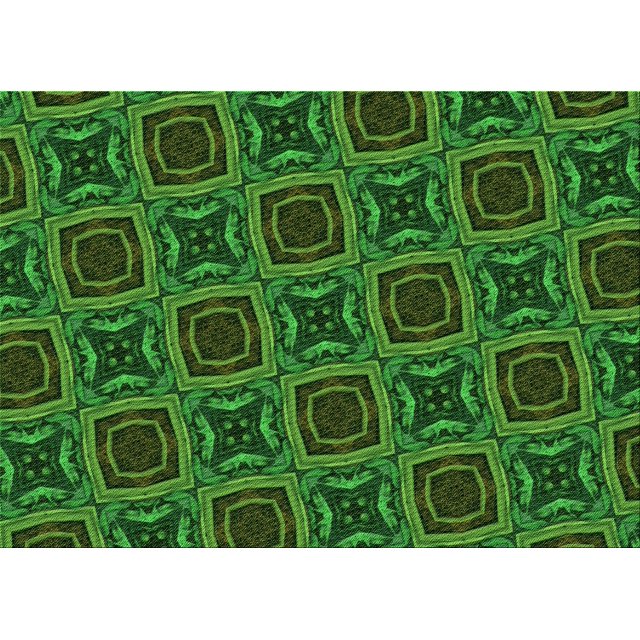 Ahgly Company Machine Washable Indoor Rectangle Transitional Dark Forest Green Area Rugs, 6' x 9'