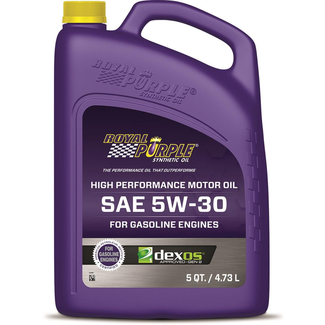 Royal Purple Oil 51530 RP Series; SAE 5W-30; Synthetic; 5 Quart Bottle; Single