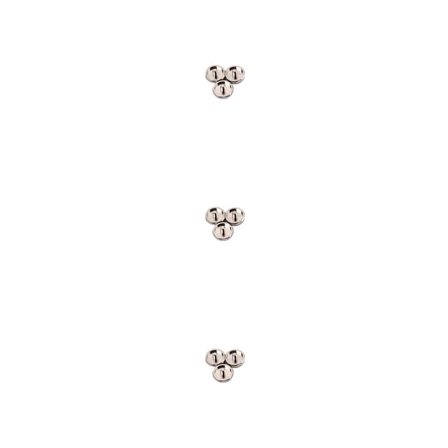 ZheElen 3 Pcs Bouton de Trompette Remplacement Accessoires Modifiés Composant de Réparation Petits Doigts en Métal Clés Composant d'Instrument en Laiton Type 1 3ensemble