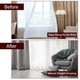 thumbnail image 4 of Unique Bargains Poids de Rideau (17g), Poids de Fer pour Salle de Bain Rideaux Maison Nappe Drapeaux, Blanc, Lot de 16, 4 of 6