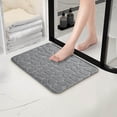 thumbnail image 3 of Tapis de Bain pour Salle de Bain, 1 Pce Tapis Gaufré en Mousse Antidérapant Absorbant Lavable pour Douche Doux Confortable, 3 of 4