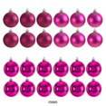 thumbnail image 1 of Ruiboury 24x Easy To Christmas Decorations Hanging Balls Pendant Effective For Home Decor rose red 5Set, 1 of 6