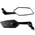 thumbnail image 1 of Krator Personnalisé Rétroviseurs Noir Paire W / Adaptateurs Compatibles avec Honda VTR 1000 Intercepteur Super Faucon, 1 of 4