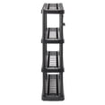 thumbnail image 4 of Gracious Living 4 Shelf Adjustable Height Medium Duty Storage, Black (2 Pack), 4 of 12