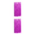 thumbnail image 4 of Wweixi Customized Fringe Curtain For Exquisite Anniversary Party Decorations Luster Rose Red 2Set, 4 of 5