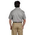 thumbnail image 3 of Dickies Mens Short-Sleeve Work Shirt, 4X, Silver, 3 of 4
