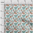 thumbnail image 2 of oneOone Silk Tabby Light Blue Fabric Florals Craft Projects Decor Fabric Printed By The Yard 42 Inch Wide, 2 of 4