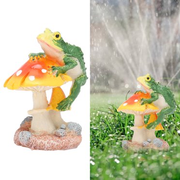 Décor de Champignons d'Animaux, Ornement de Pelouse Exquis pour Porche pour Terrasse pour Maison pour Jardin