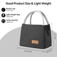 thumbnail image 2 of TIELUTT Insulated Lunch Bag for Work Reusable Thermal Tote Fruit Fridge Storage Containers Snack Storage Stashed Silicone Bags for Food Storage Food Storage Containers for Refrigerator Reusable Wrap, 2 of 4