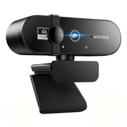 4K Webcam 1080P Mini Camera 2K Full HD Webcam With Microphone Autofocus Web Camera For PC Computer Laptop Online Camera ,Easy to Install