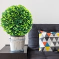 thumbnail image 1 of Décoration d'Herbe Simulée Verte Ronde Verte Plastique Florale Plafond Faux Arbre, 1 of 6