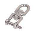 thumbnail image 1 of Double Jaw Shackle Professional Heavy Duty 304 Stainless Steel Rolling Shackle Device For Swing Climbing Rope, 1 of 8
