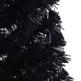 thumbnail image 5 of vidaXL Demi-Arbre de Noël Artificiel avec Support Noir 120 cm PVC, 5 of 5